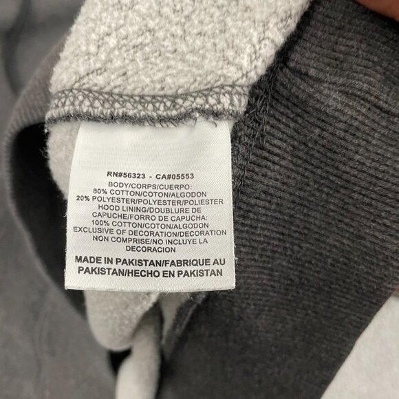 VTG Nike Athletic Dept. Hoodie Men XXL Gray Y2K Pullover - Picture 7 of 11